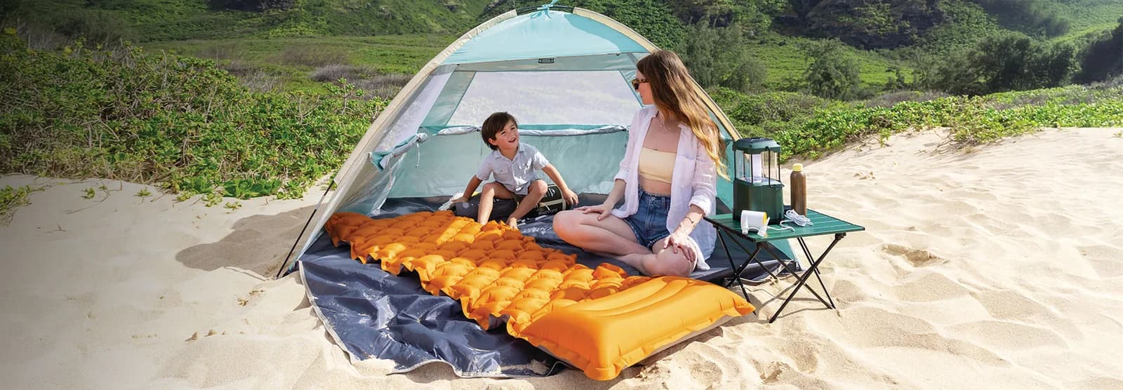 Matelas de camping INTEX - couchage pratique et confortable
