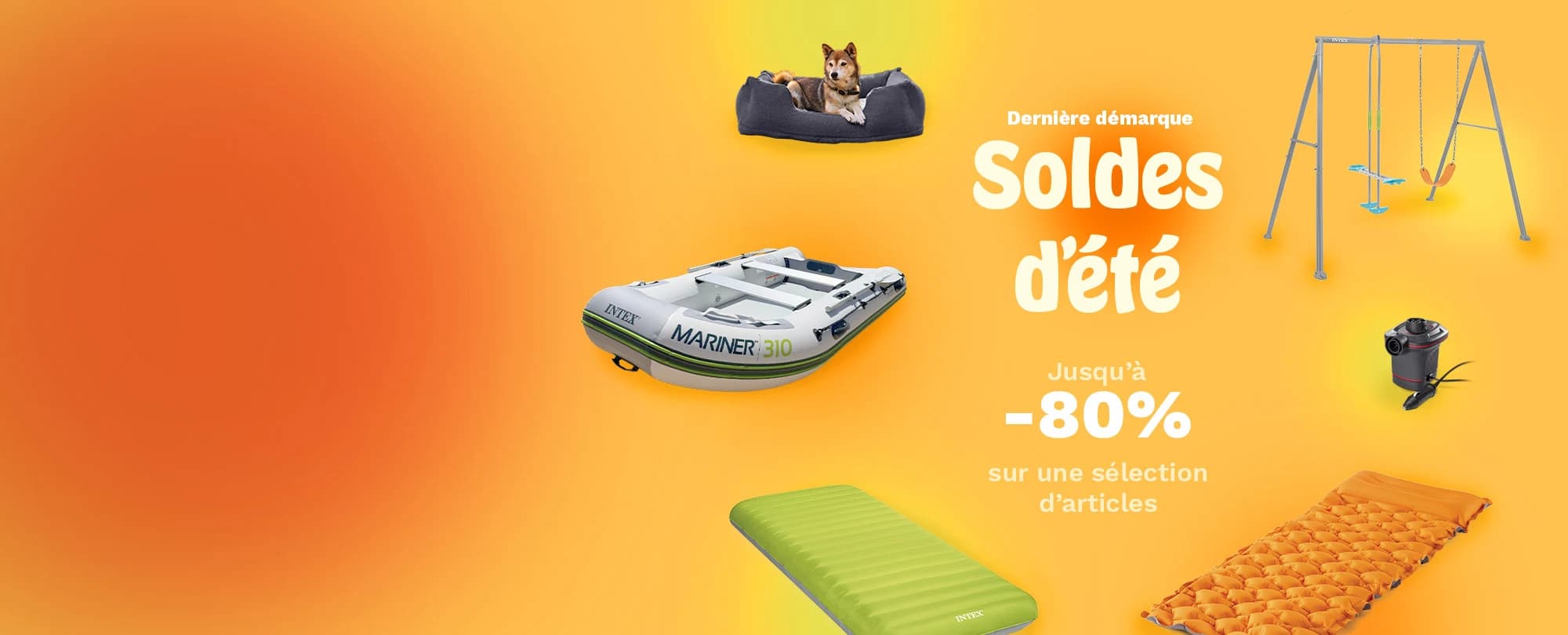 Soldes d'été INTEX - dernière démarque jusqu'à -80%