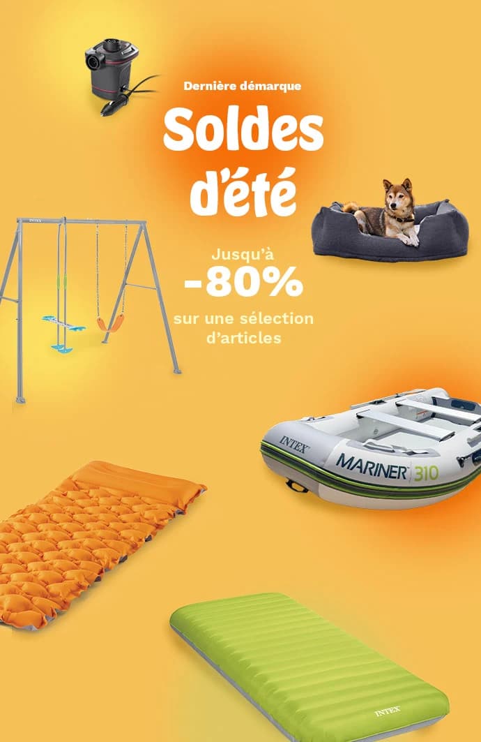 Soldes d'été INTEX - dernière démarque jusqu'à -80% sur une sélection d'articles