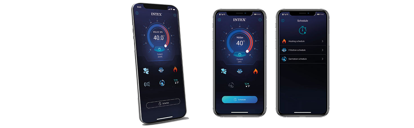 Contrôle du spa INTEX via l'application Wi-Fi